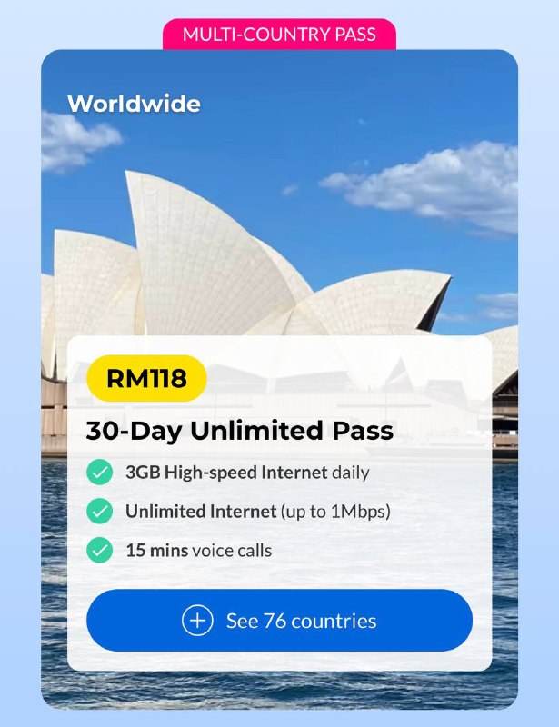 🇲🇾马来西亚Celcom 漫游套餐涨价&更新3日漫游套餐：包含每日2GB漫游流量，通话分钟由原先的30分钟降为15分钟，售价48RM7日漫游套餐：包含每日2GB漫游流量，原不包含通话分钟，现增加15分钟，售价58RM新增14日漫游套餐：包含每日3GB漫游流量，15分钟通话，售价98RM30日漫游流量：每日流量由2GB增加至3GB，带15分钟通话，其他国家与地区售价118RM，中国大陆售价148RM所有套餐高速流量用完后均有1Mbps无限低速流量中国漫游：中国移动/联通5G套餐适用包含欧盟、英国、美国、中港澳台等76个国家与地区🇲🇾马来西亚Celcom 漫游套餐涨价&更新3日漫游套餐：包含每日2GB漫游流量，通话分钟由原先的30分钟降为15分钟，售价48RM7日漫游套餐：包含每日2GB漫游流量，原不包含通话分钟，现增加15分钟，售价58RM新增14日漫游套餐：包含每日3GB漫游流量，15分钟通话，售价98RM30日漫游流量：每日流量由2GB增加至3GB，带15分钟通话，其他国家与地区售价118RM，中国大陆售价148RM所有套餐高速流量用完后均有1Mbps无限低速流量中国漫游：中国移动/联通5G套餐适用包含欧盟、英国、美国、中港澳台等76个国家与地区