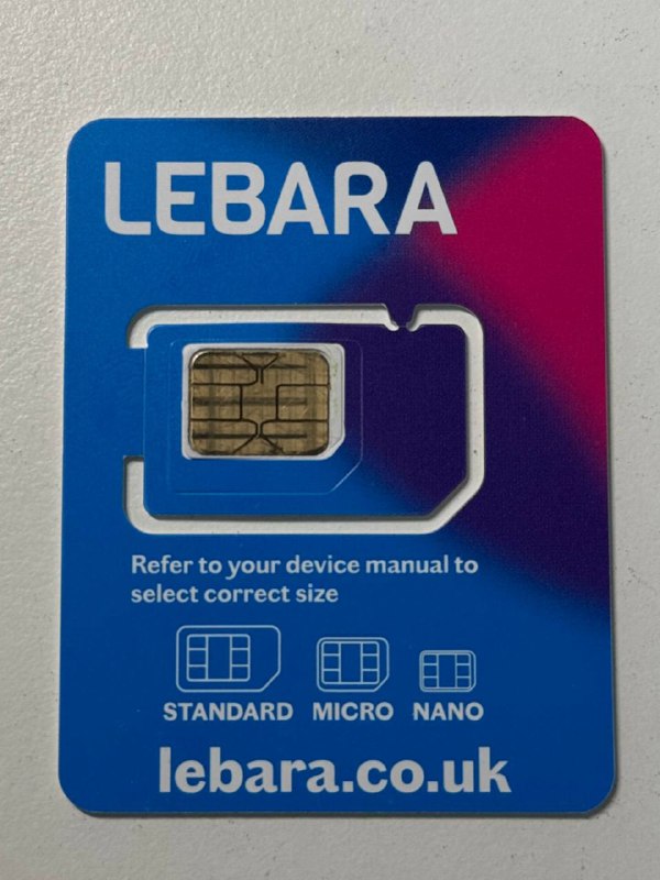 🇬🇧英国Lebara ¥33 包邮卡不保证激活！仅保证有信号可接码！月租：无月租，可选包含漫游的套餐2025.6.4更新，中国大陆不再是“Roam Like Home”地区 