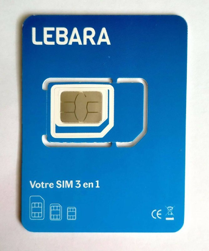 🇫🇷法国Lebara 已实名 ¥150月租：无月租中国大陆漫游资费：  收短信：免费  发短信：0.25eur/条  打电话：1.49eur/分钟  接电话：1.49eur/分钟  用流量：0.01eur/每MB使用信息：已实名 每90天任意余额变动即可保号 支持💰💰充值话费  官网： www.lebara.fr   App：  MyLebara获取手机号方式：拨打*144#后回复1查询