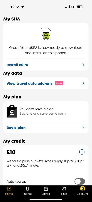 🇬🇧英国giffgaff漫游更新giffgaff新增了瑞士、中国、欧盟（+11地区）、土耳其、美国在内的共42个地区的漫游流量套餐中国漫游套餐：  30天/15英镑/1GB  30天/30英镑/5GB  30天/45英镑/10GB开通方式：将giffgaff App更新到最新版本后，点击主页的View travel data add-ons后选择套餐即可（付款仅能使用银行卡，无法使用话费余额与PayPal）中国大陆套餐外漫游资费：  收短信：免费  发短信：0.3英镑/条  打电话：1英镑/分钟  接电话：1英镑/分钟  用流量：0.2英镑/每MWi-Ficalling资费：  收短信：免费  发短信：0.1英镑/条  打电话：0.25英镑/分钟总结：相较于套餐外流量资费，套餐较为便宜，但仍然不推荐购买，仅建议在紧急时购买备用，保号仍推荐使用Wi-Ficalling发短信🇬🇧英国giffgaff漫游更新giffgaff新增了瑞士、中国、欧盟（+11地区）、土耳其、美国在内的共42个地区的漫游流量套餐中国漫游套餐：  30天/15英镑/1GB  30天/30英镑/5GB  30天/45英镑/10GB开通方式：将giffgaff App更新到最新版本后，点击主页的View travel data add-ons后选择套餐即可（付款仅能使用银行卡，无法使用话费余额与PayPal）中国大陆套餐外漫游资费：  收短信：免费  发短信：0.3英镑/条  打电话：1英镑/分钟  接电话：1英镑/分钟  用流量：0.2英镑/每MWi-Ficalling资费：  收短信：免费  发短信：0.1英镑/条  打电话：0.25英镑/分钟总结：相较于套餐外流量资费，套餐较为便宜，但仍然不推荐购买，仅建议在紧急时购买备用，保号仍推荐使用Wi-Ficalling发短信