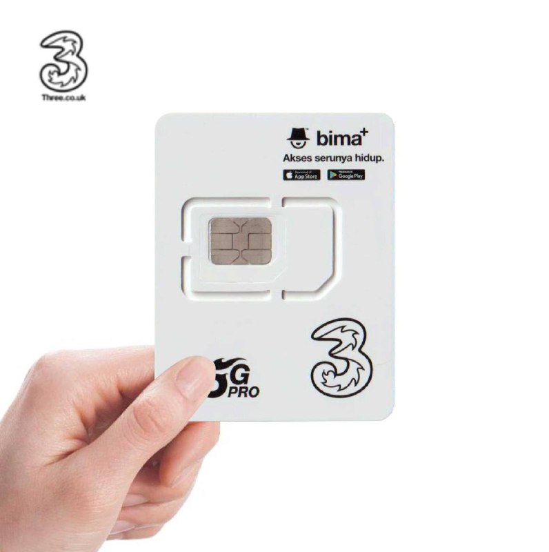 🇮🇩印尼Three ¥35月租：无月租，可选漫游流量套餐中国大陆漫游资费：  收短信：免费  发短信：7500idr/条  打电话：15000idr/分钟  接电话：20000idr/分钟  用流量：85000idr/每天实用信息：已实名 每月充值1000idr保号 支持💰💰充值话费  官网： 无  App： 无获取手机号方式：拨打*888#